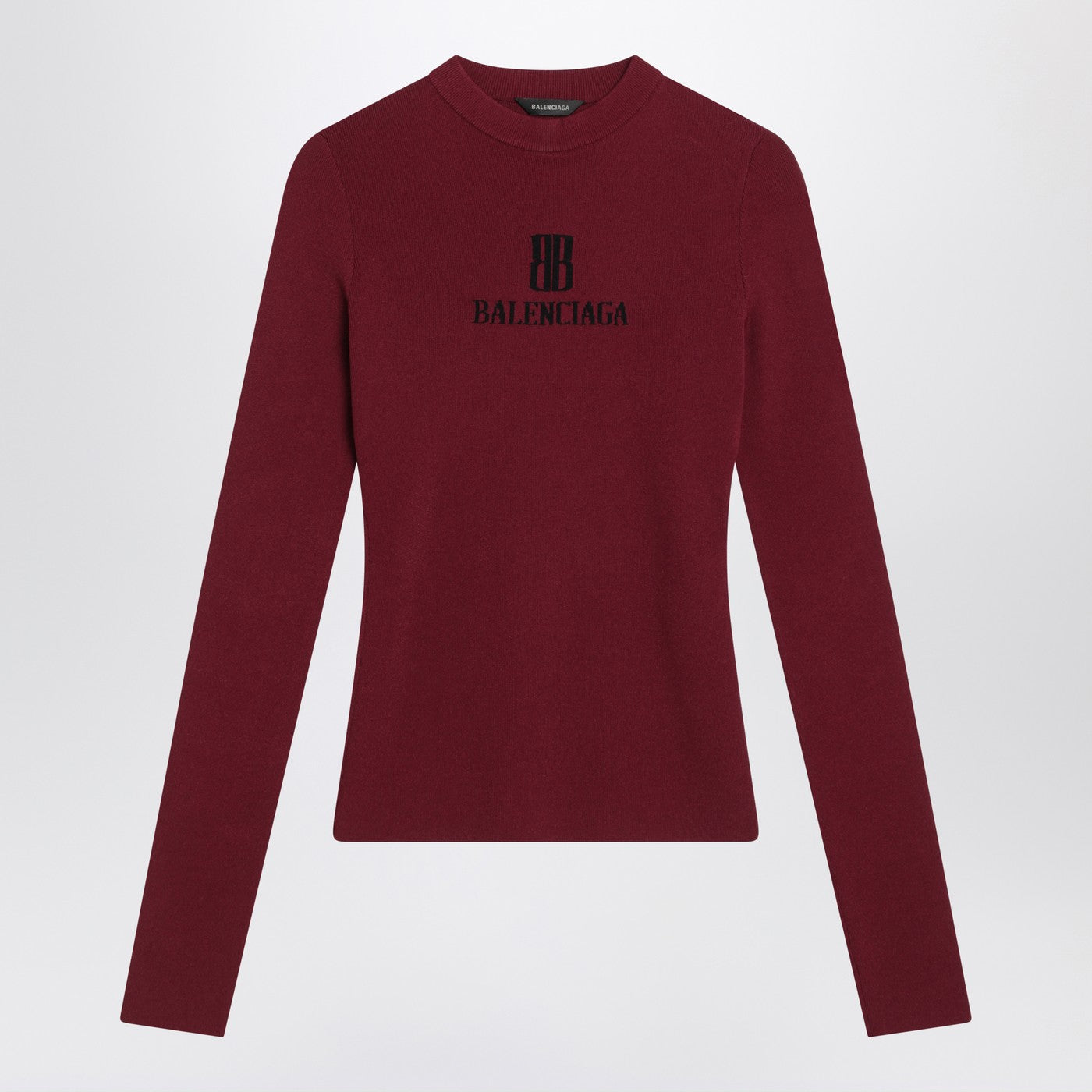 Balenciaga Ribbed Burgundy Nano BB Seater - Image 1
