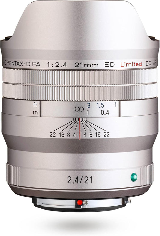 Pentax HD PENTAX-D FA 21mmF2.4ED Limited DC WR Silver Ultra Wide Angle Monofocal Lens 28050