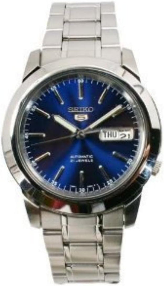 Seiko SNKE51K1 Five Watch, Automatic, blue, Bracelet Type
