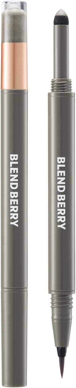 BLEND BERRY Nuance On 3D Eyebrow 001 (Gray & Nuance Olive) Eye Color KOSE