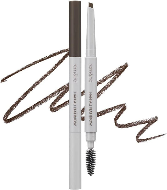 rom&nd Han All Flat Brow, w1, Gentle Brown