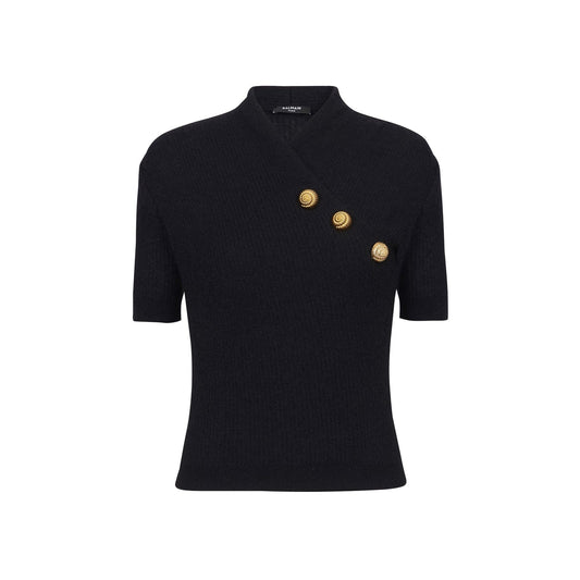 Balmain バルマンウールブレンドトップ - Image 1