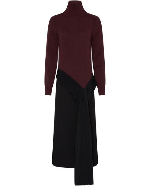 VICTORIA BECKHAM ハイネック ボウタイディテール ドレス - Image 1