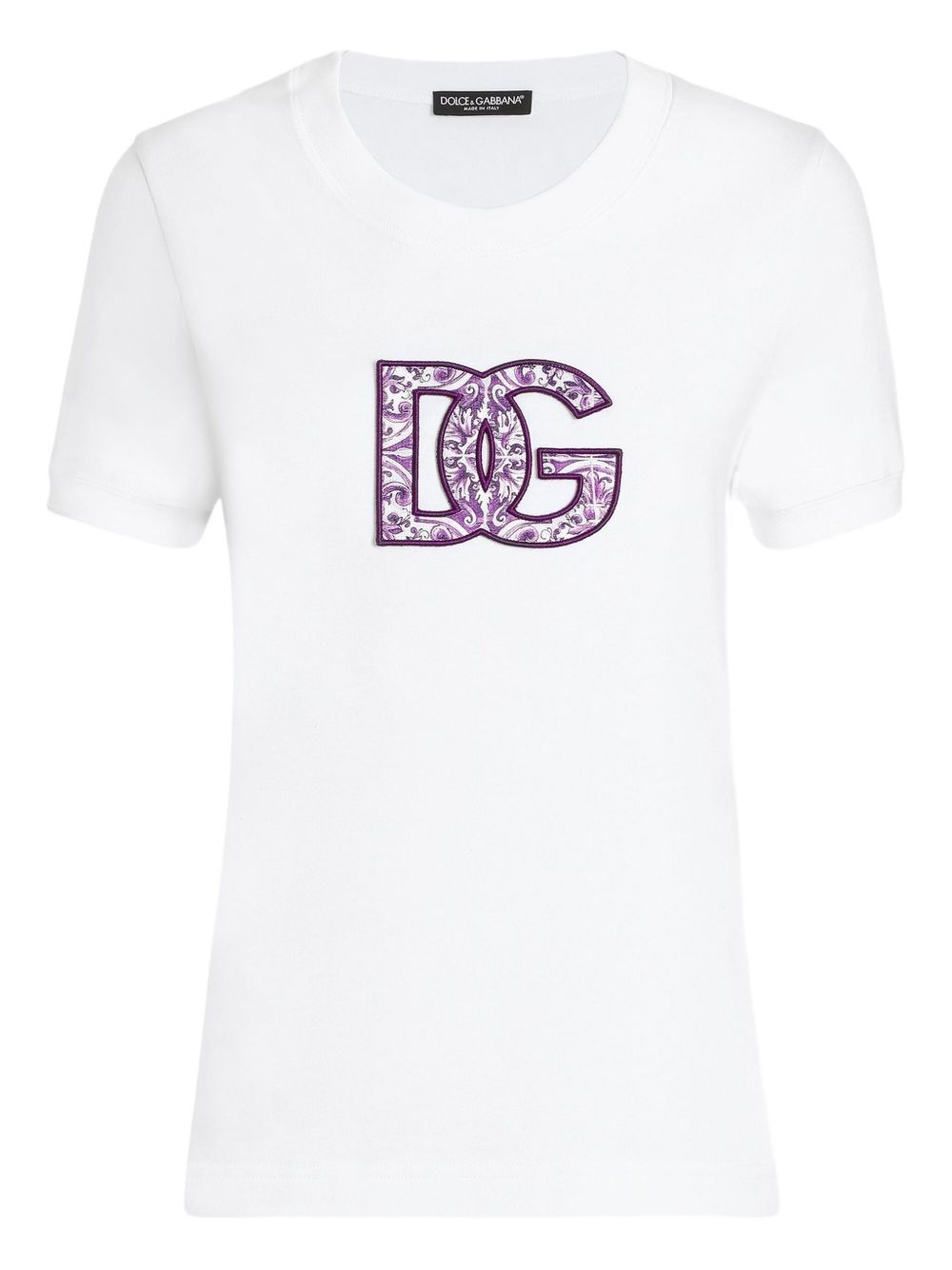 Dolce  Gabbana ドルチェ＆ガッバーナロゴコットンTシャツ - Image 1