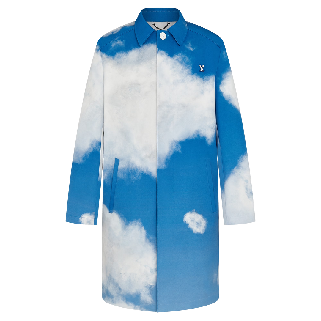 LOUIS VUITTON 'LV CLOUDS' TRENCH COAT