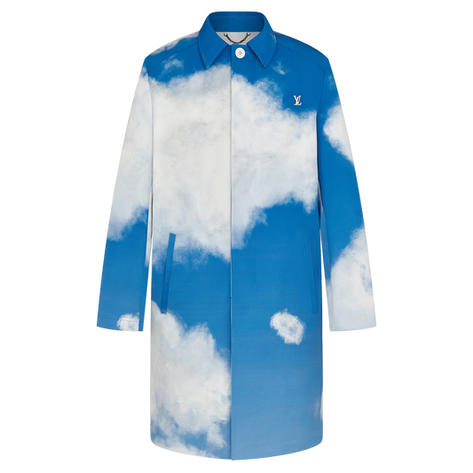 LOUIS VUITTON 'LV CLOUDS' TRENCH COAT