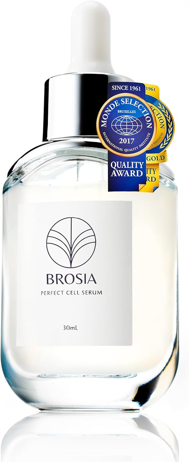 BROSIA Human Stem Cell Solution Made in Japan Additive-Free Moisturizing Infusion Serum Skin 1.0 fl oz (30 ml)