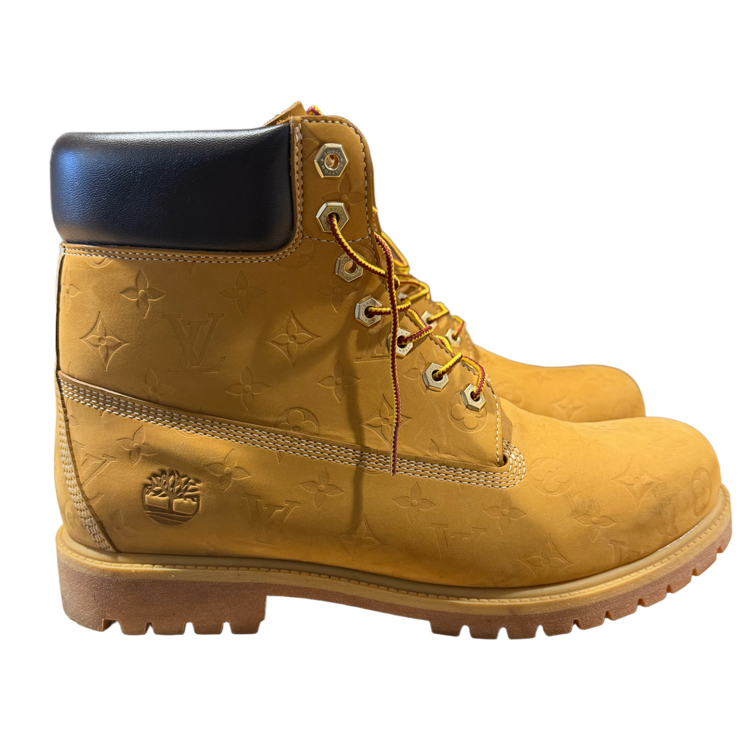 LOUIS VUITTON X TIMBERLAND 'WHEAT' BOOTS (USED)