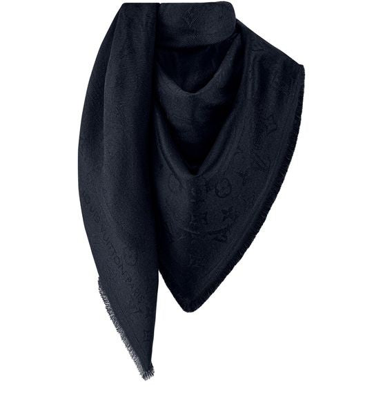LOUIS VUITTON Flower And Straps Shawl - Image 1