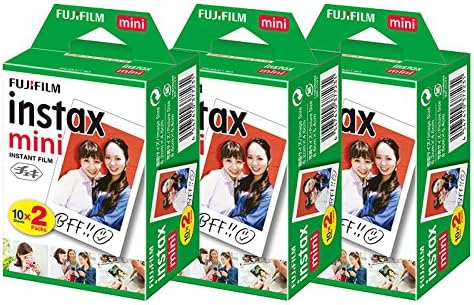Fujifilm Instax Mini JP2 Instant Film 2 Pack (20 Sheets) x 3 Boxes (60 Sheets)