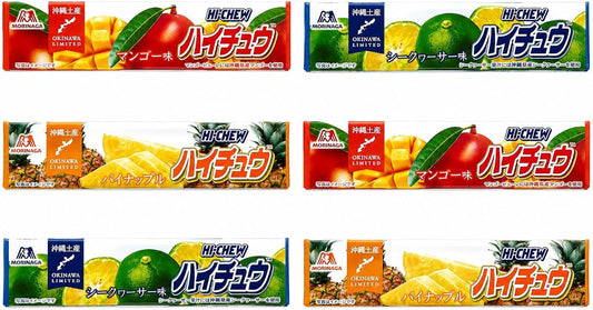 [Okinawa Limited] Local Haichu Set of 6 Types, 3 Types of Food Comparison Set (Pineapple, Seequarter, Mango), For School Trips, Souvenirs, Gift (Set of 72 Pieces)