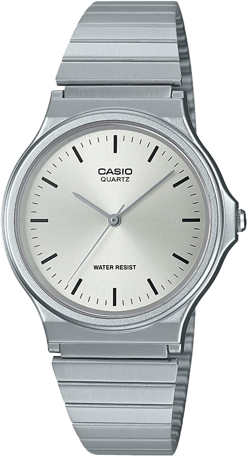 Casio MQ-24 Metal Watch, Casio Collection, Silver, Newest model