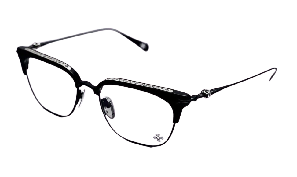 CHROME HEARTS SLUNTRADICTION BLACK/SILVER GLASSES