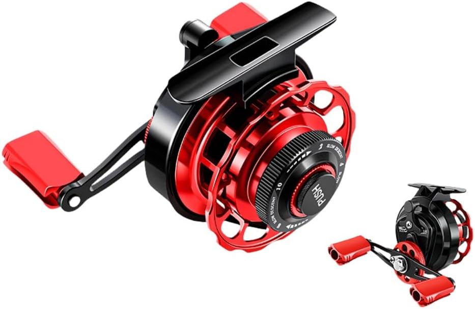 Automatic Wire Spread Professional Spinning Fishing Reel Lightweight Raft Reel Automatic Wire Spread Fly Fishing Reel Aluminum Alloy Fishing Reel Left/Right Handraft Reel Ice Fishing Reel