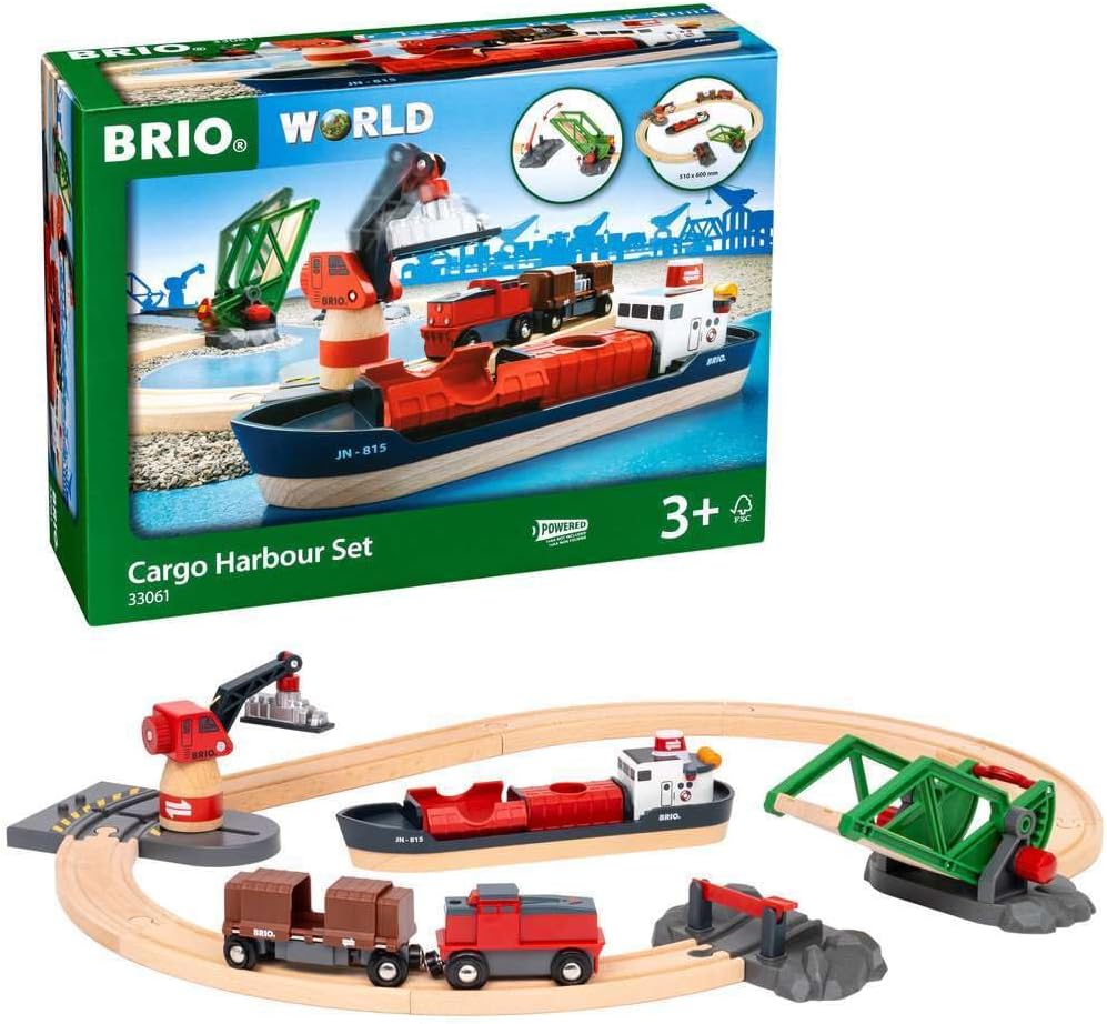Schylling Brio Cargo Harbor Set