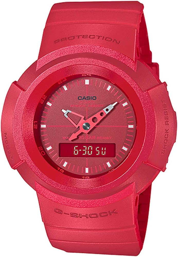 Casio gshock AW500 First Generation Analog Reprint AW-500BB-4E Analog Digital Men's Red Same Model: AW-500BB-4EJF