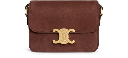 CELINE teen Triomphe bag in grained nubuck calfskin - Image 1