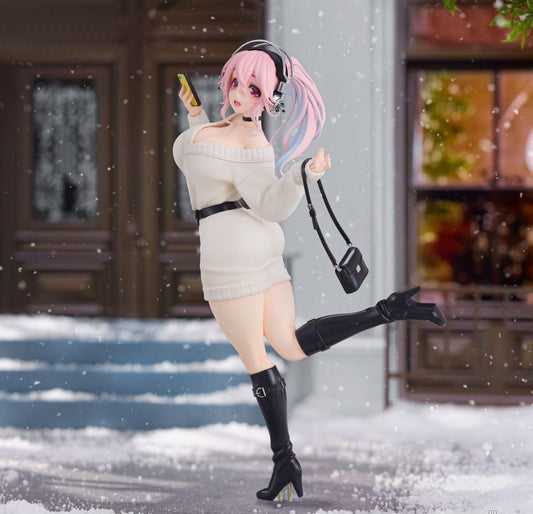 Super Sonico Trio-Try-iT Figure Winter Memory Version 1 Figure Official Approx. 8.3 inches (21 cm)