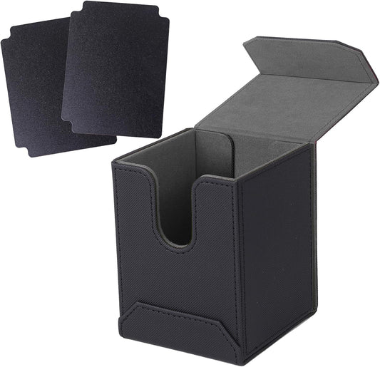 Bellevue Deck Case, Full Open Type, Trading Card Case, Card Separator, Magnet, Poker, Sleeve Compatible (Gray)