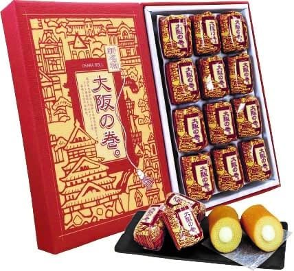 Osaka Souvenir Baumkuchen Osaka Roll, Pack of 12