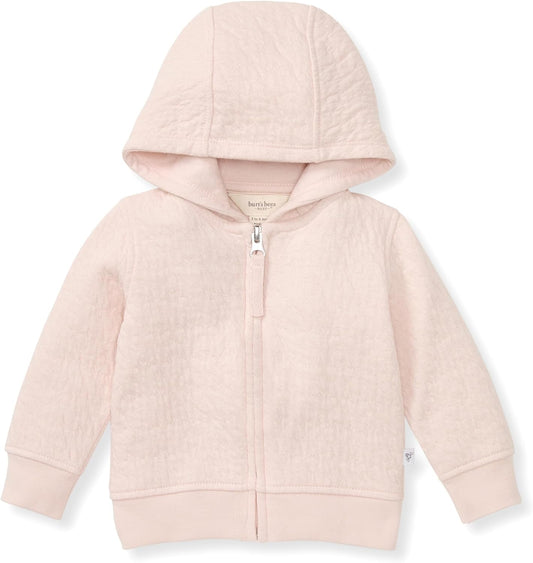 Burt's Bees Baby Unisex Jacket, Lightweight Zip-up Sweatshirt Hooded Coat or Vest, Organic Cotton