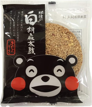 Iwata Corporation White Hesame Taiko Drum (Kumamon), 1 x 10 Packs