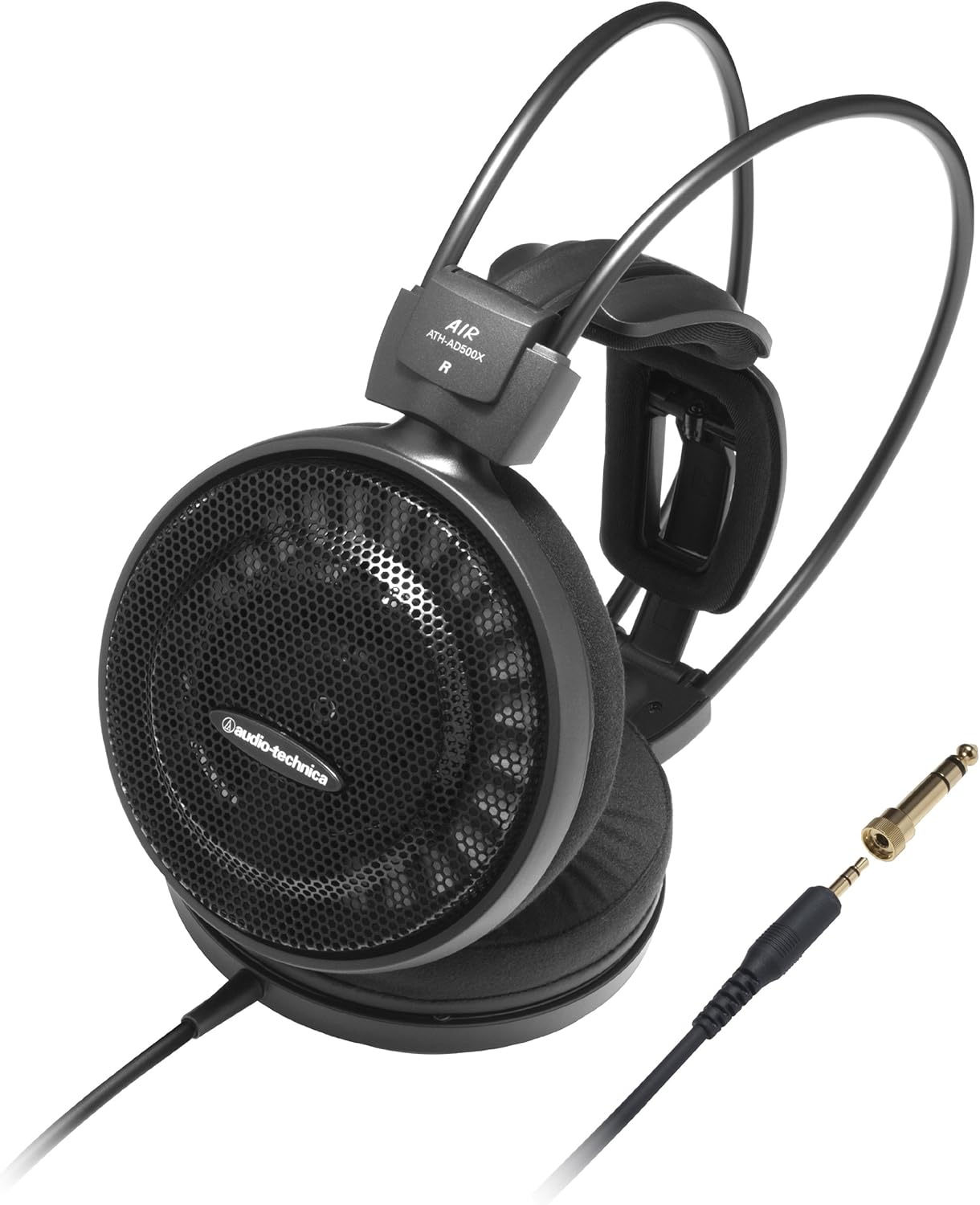 Audio-Technica ATH-AD500X Wired Air-Dynamic, Open-Type Headphones, Black