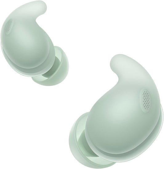 Sony Wireless Noise-Cancelling Earbuds, LinkBuds Fit/WF-LS910N, Natural Fit, Lightweight, Small, Noise-Cancelling, Sound Capture, Customizable with Accessories, WF-LS910N GZ Green