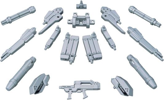 Bandai Spirits Optional Parts Set, Gunpla 07 (Power Arms Powerder), Color Coded Plastic Model