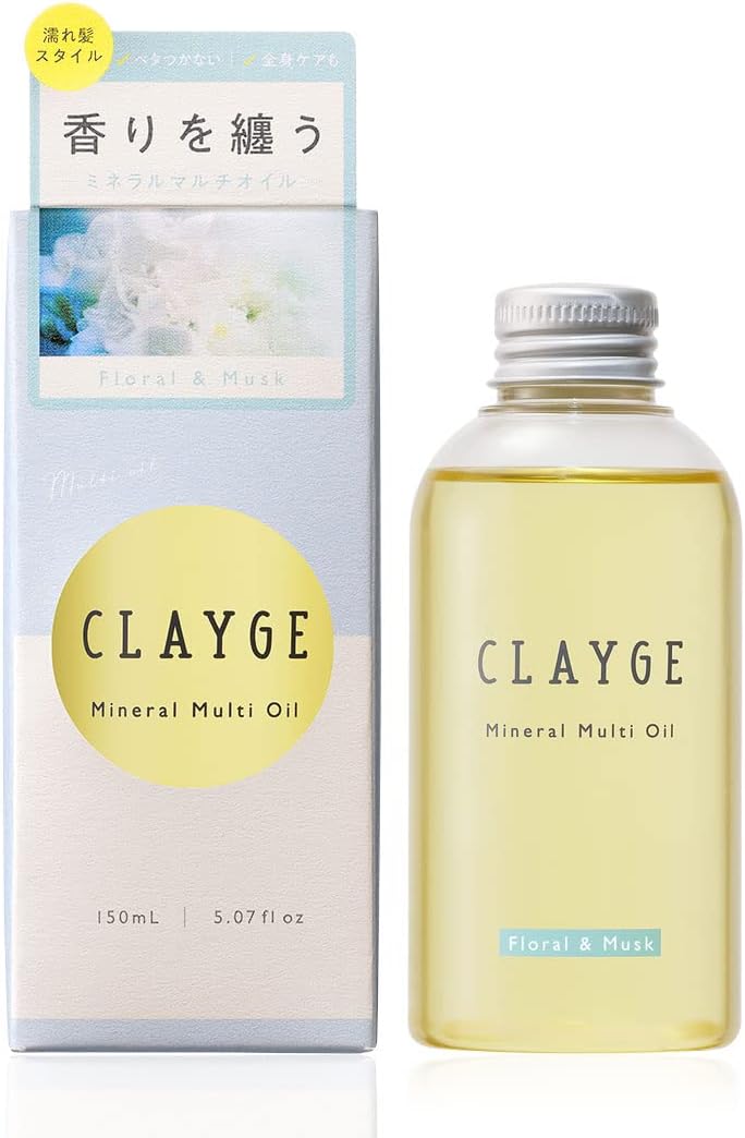 CLAYGE CLAYGE Mineral Multi Oil Styling Agent Floral & Musk Scent 150ml