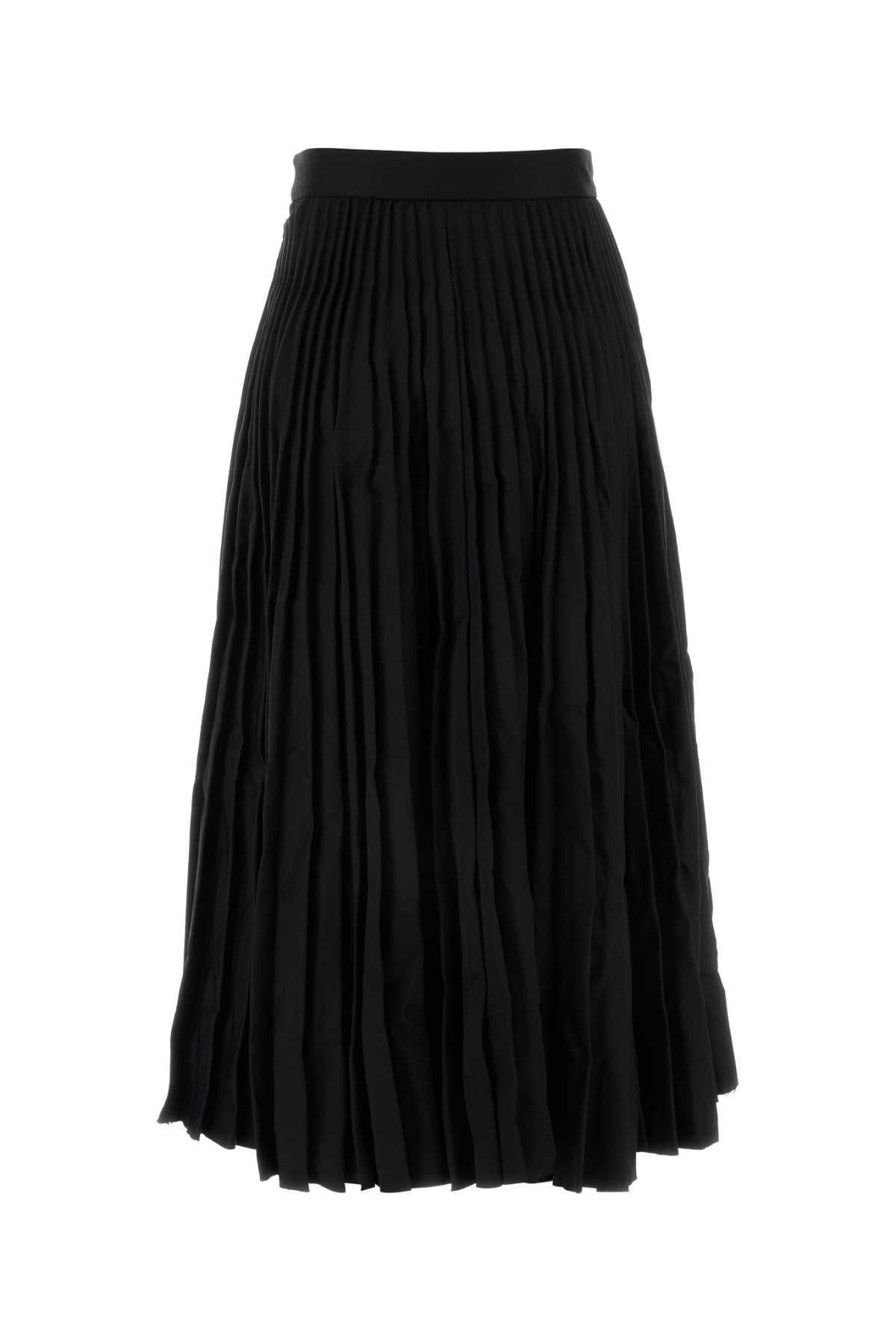 Balenciaga バレンシアガブラックウールスカート - Image 1