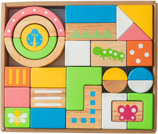 Eduté SOUND Blocks Large Building Blocks, Tsumiki, Care Guide Included, Educational Toy, 0 Years, 1 Year Old, Baby Shower, Birthday Gift, Boys and Girls (Standard)