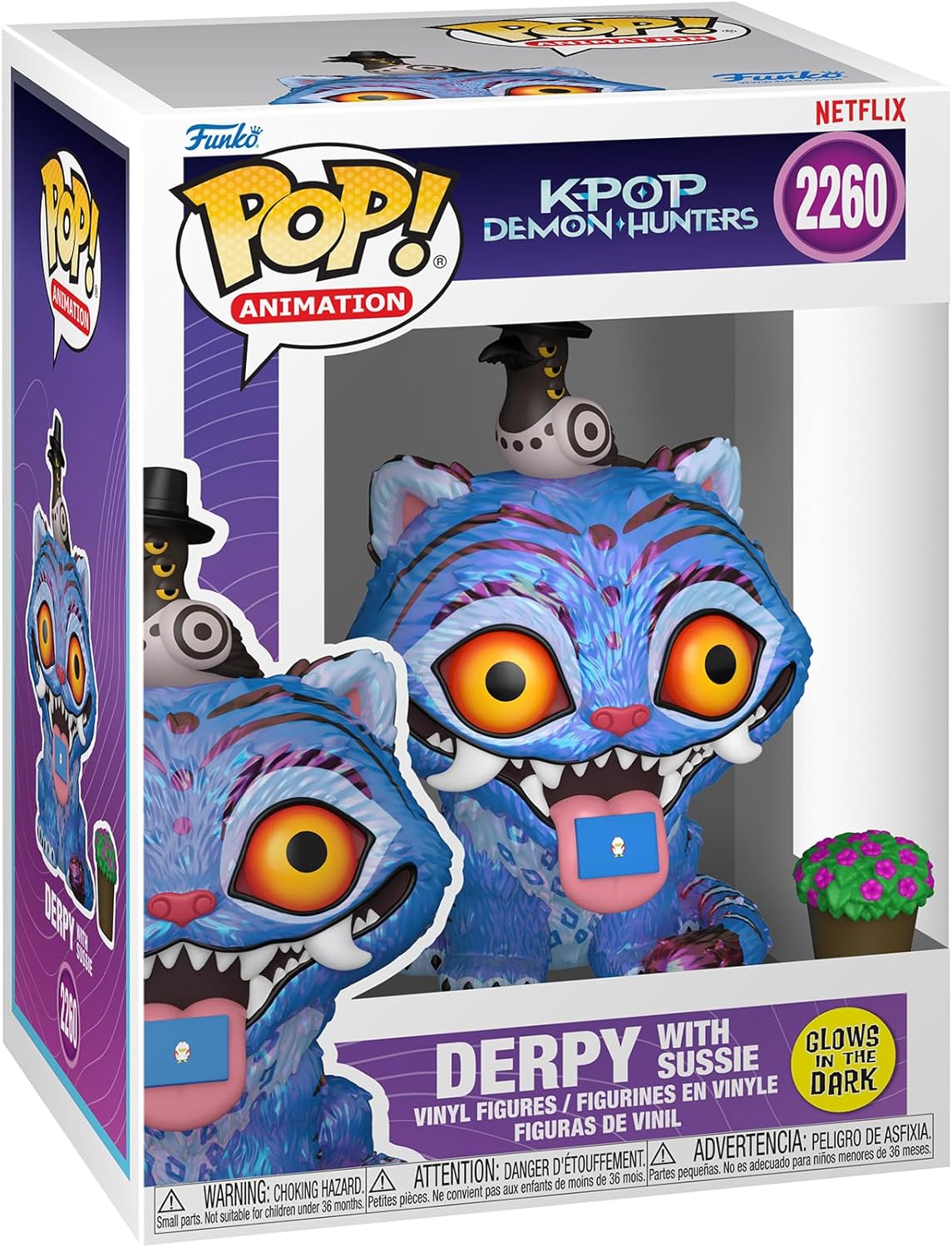 Funko Pop! Funko Pop Girls! Demon Hunters Derpy with Sussie Glow Figure Movie Netflix