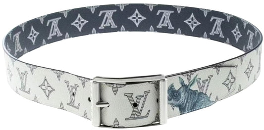 LOUIS VUITTON REVERSO BELT SAVANE 'MONOGRAM' CHAPMAN INK BELT