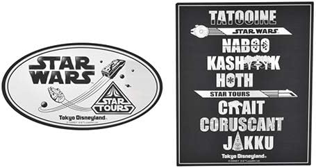 Star Wars Sticker Star Wars Collection Disney Goods Souvenir (Tokyo Disneyland Exclusive)
