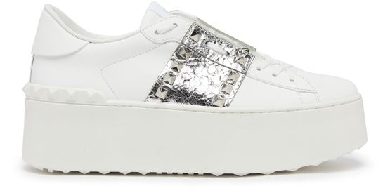 VALENTINO GARAVANI Rockstud プラットフォームスニーカー - Image 1