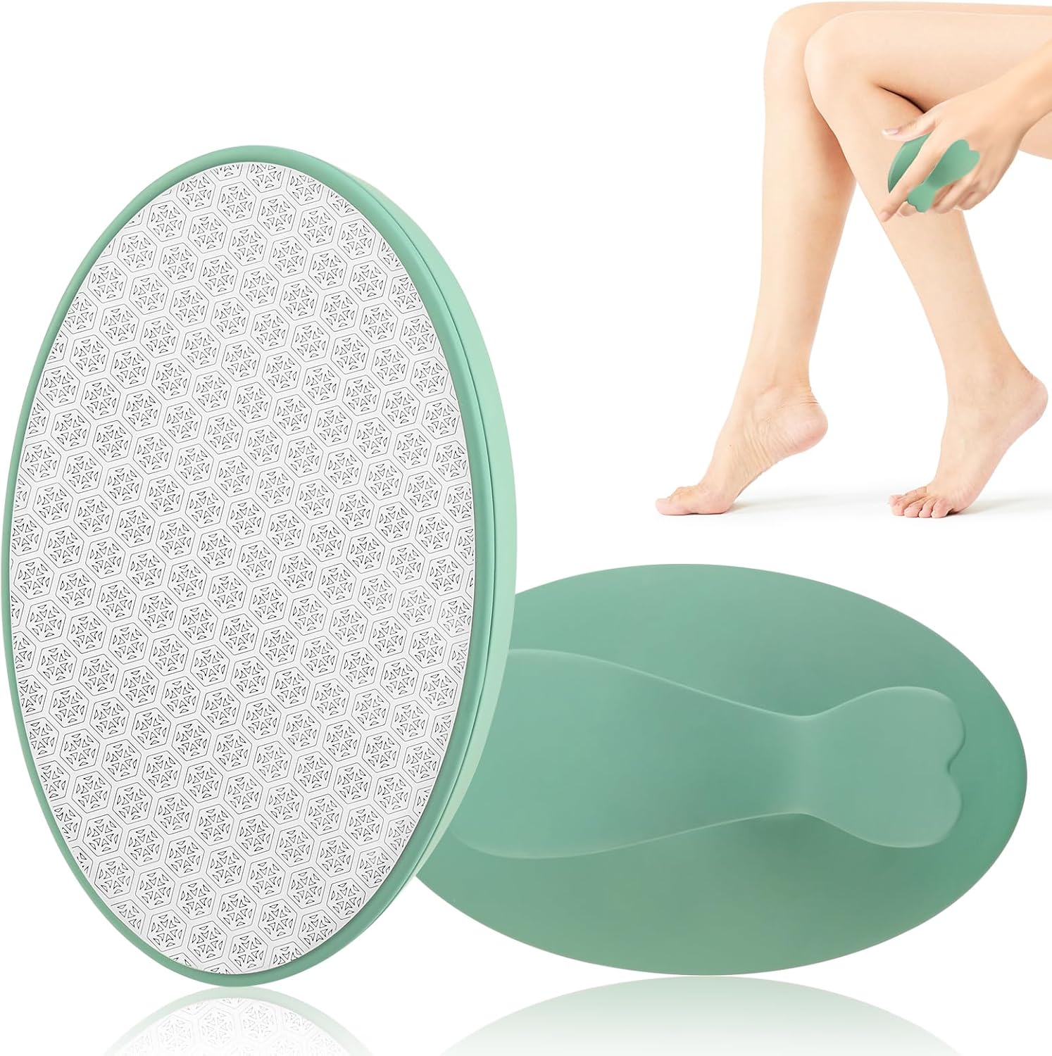 Hair Removal Device, Just Rub, "Industry New Masterpiece! LILIYYA Hair Removal, Shaving, Painless Hair Removal, Nano Glass, Exfoliation, Unisex, Physical Hair Removal, Palm Size, Lightweight, Easy to