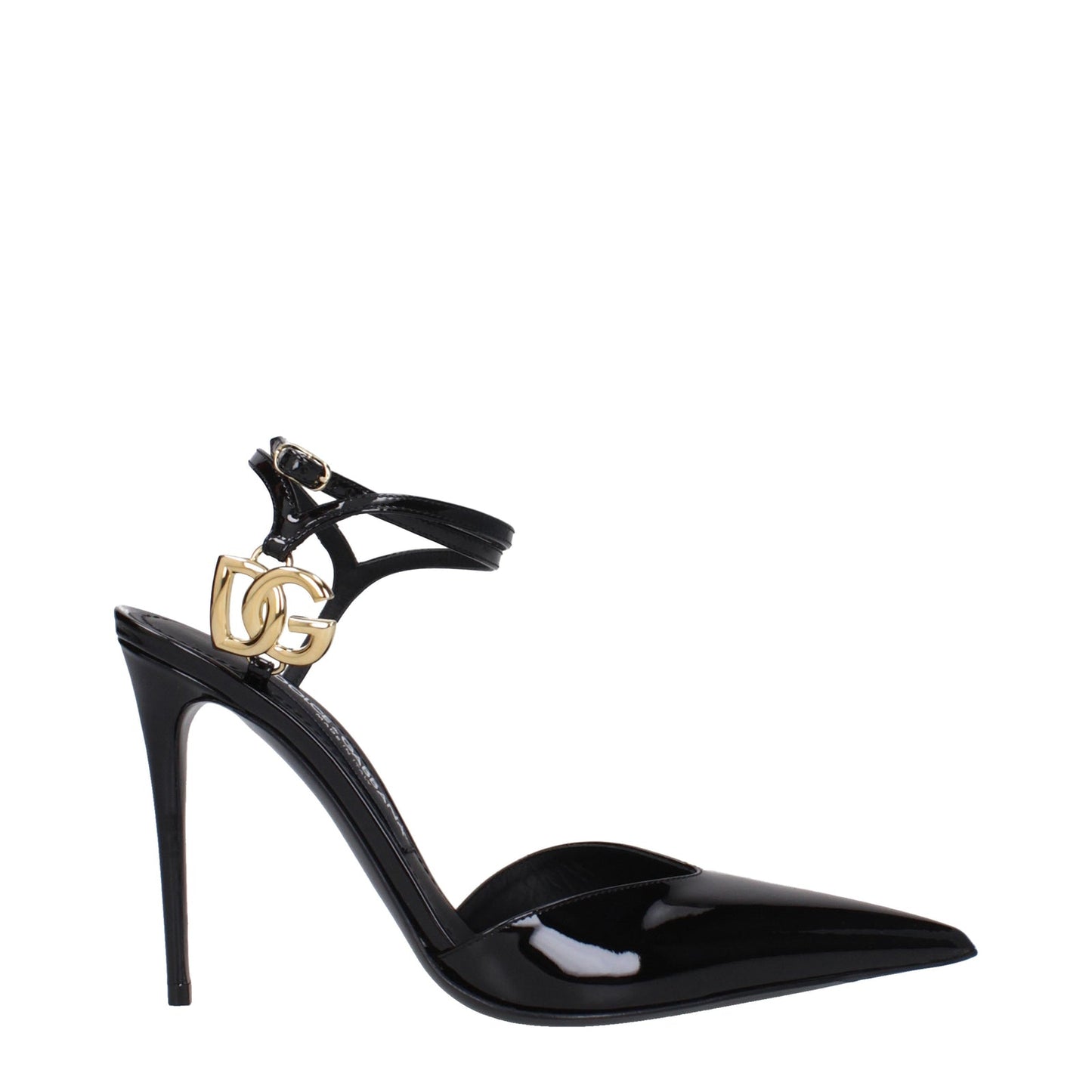 Dolce  Gabbana ドルチェ＆ガッバーナサンダルの女性は黒を塗ります - Image 1