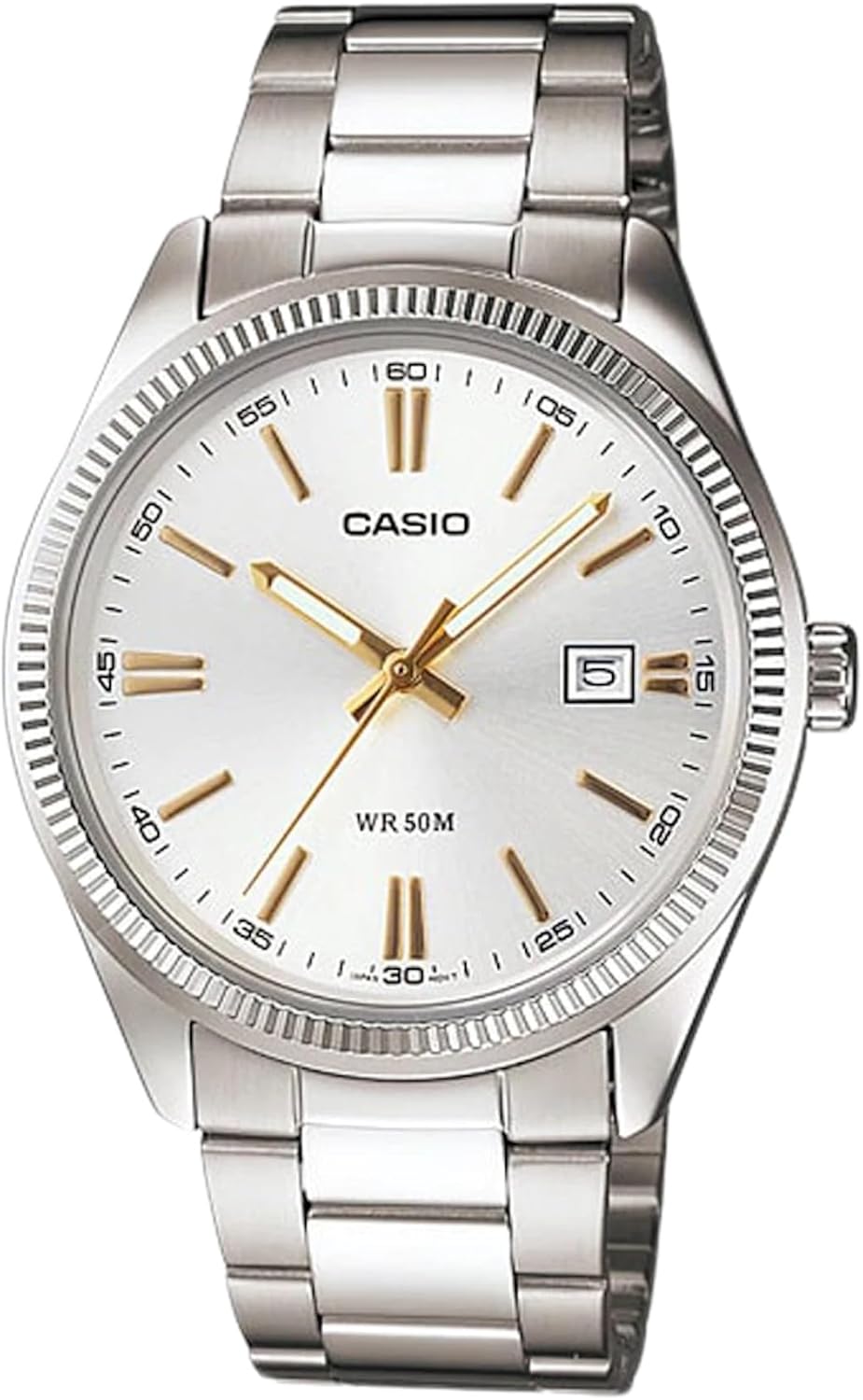 [Casio] CASIO watch MTP – 1302d – Bracelet Standard Silver Tone Steel Bracelet and Dial Men's [parallel import goods]