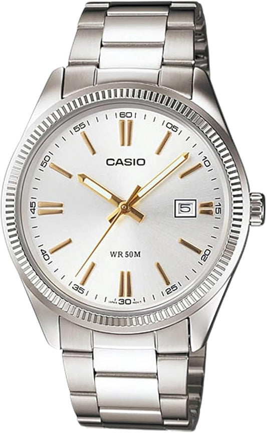 [Casio] CASIO watch MTP – 1302d – Bracelet Standard Silver Tone Steel Bracelet and Dial Men's [parallel import goods]