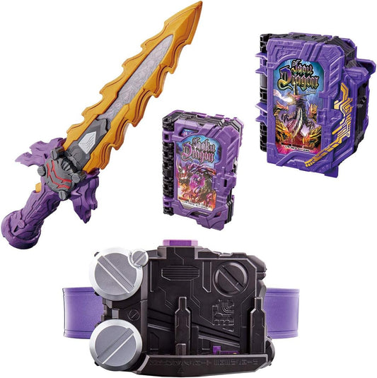 [BANDAI] Kamen Rider Saber Transformation Belt DX Ankokuken Getsuan & Jaken Calibur Driver Kamen Rider Calibur Jao Dragon Complete Role-play Set