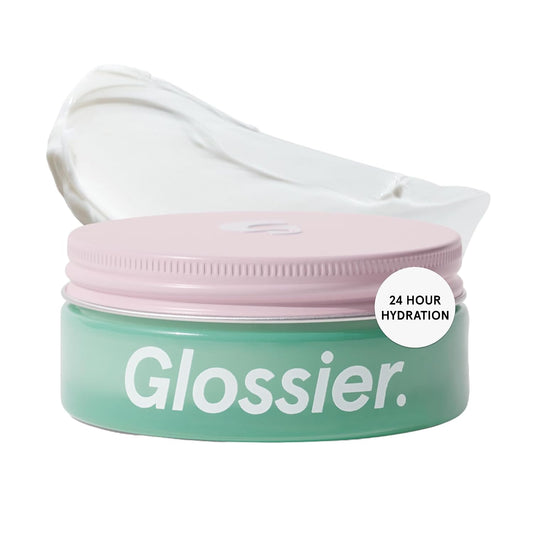 Glossier After Baume - Moisture Barrier Recovery Cream & Face Moisturizer for Dry Skin + Babassu Oil & Plant-Based Lipids - Soothing Sensitive Recovery, Fragrance Free, Vegan, 1.6 fl oz
