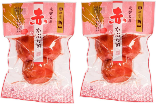 Hisuka Miso Soy Sauce Brewer, Akatsumaru Pickle, 8.1 oz (230 g) x 2, Hida Takayama Specialty