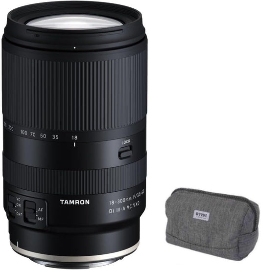 Tamron 18-300mm F/3.5-6.3 Di III-A VC VXD for Canon RF Mounts [B061R] Camera Bag Included Set