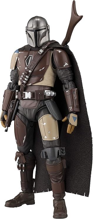 Tamashi Nations S.H. Figuarts The Mandalorian (Star Wars: The Mandalorian) (Resale Version), Approx. 5.9 inches (150 mm), ABS & PVC & Cloth Painted Action Figure