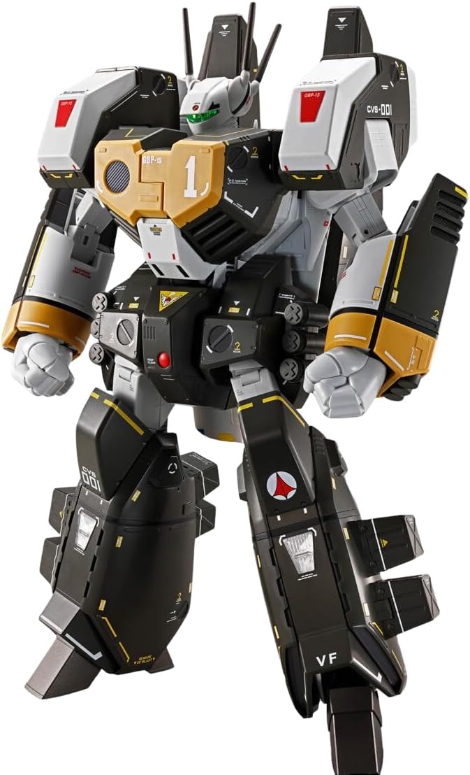 DX Chogokin VF-1S Armored Valkyrie (Roy Focker Special), Approx. 12.6 inches (320 mm), ABS & Diecast & PVC Complete Figure