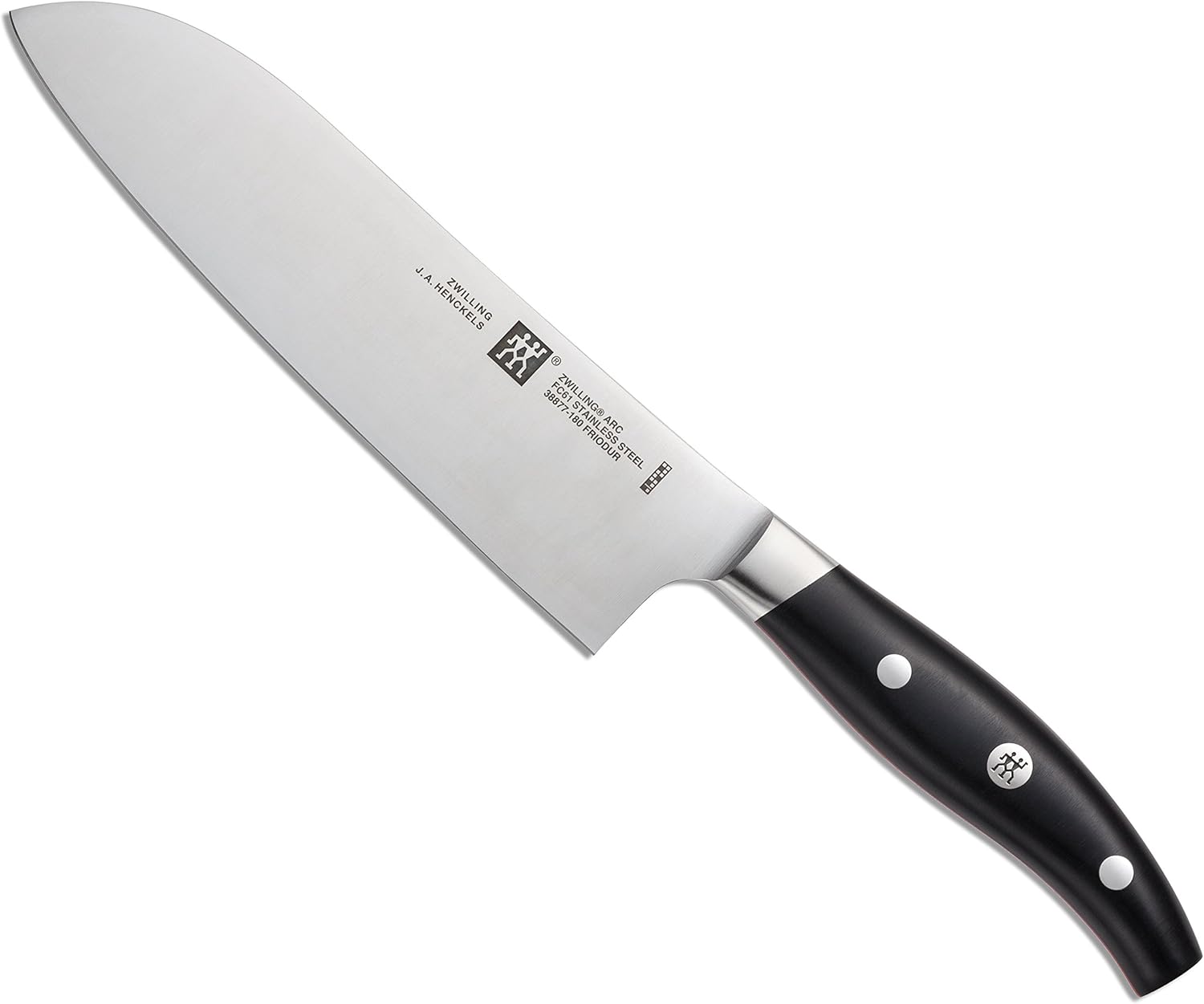 ZWILLING 38877-181 Zwilling Arc Santoku Knife, 7.1 inches (180 mm), Made in Seki City, Gifu Prefecture