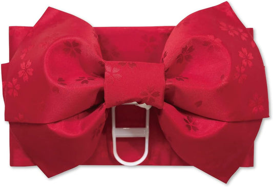 Nishiki Sash, Bow-shaped, One-Touch Yukata Belt, Wired, Women's, Girls, Kids, Adults, Children, Girls