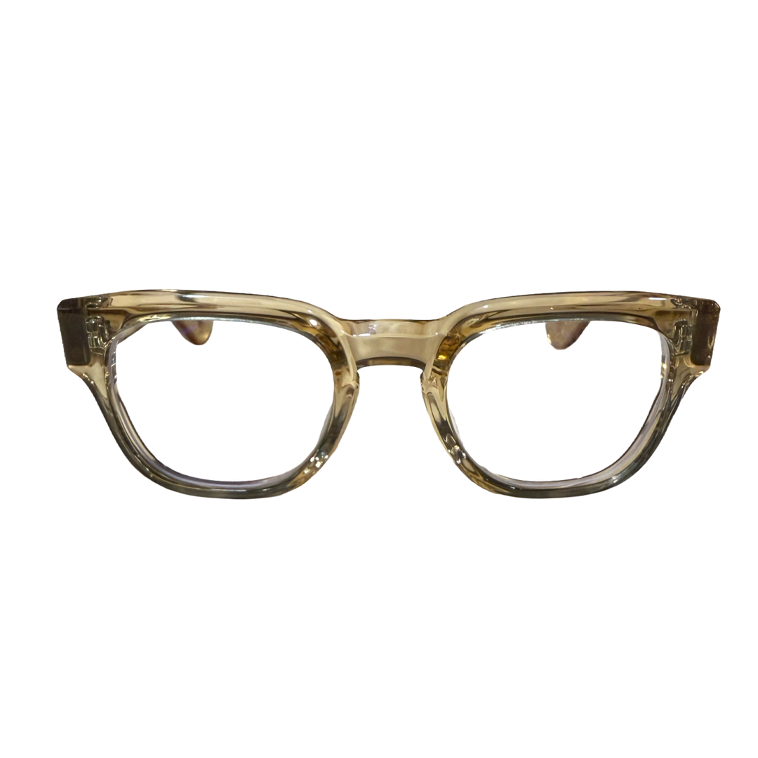 CHROME HEARTS 'CUNTVOLUTED' CRYSTAL YELLOW GLASSES