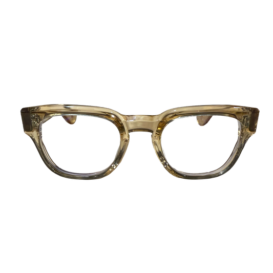 CHROME HEARTS 'CUNTVOLUTED' CRYSTAL YELLOW GLASSES